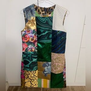 Dolce and Gabbana Patchwork Mini Dress